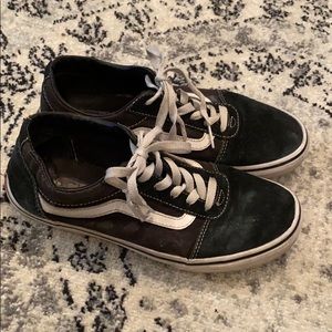 Vans black low tops